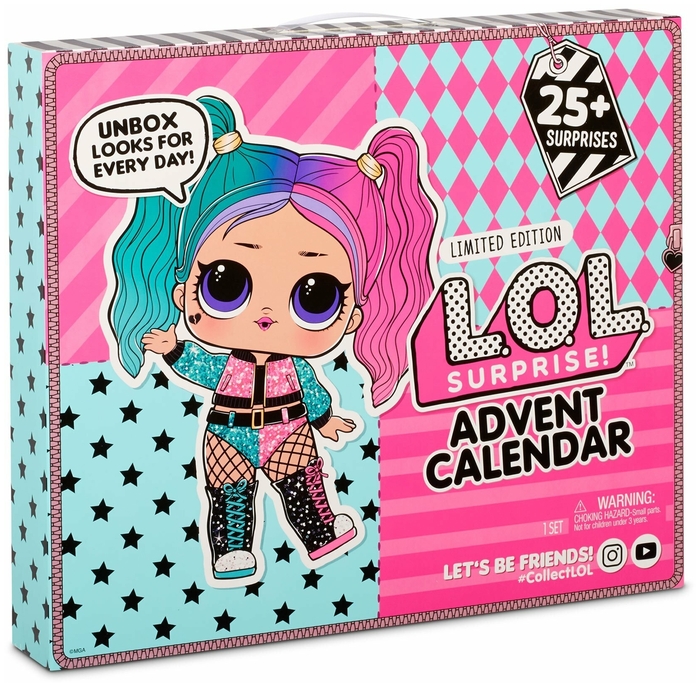Адвент-календарь кукла-сюрприз L.O.L. - купить или заказать на 2023-2024  год на сайте Adventkalendary.ru